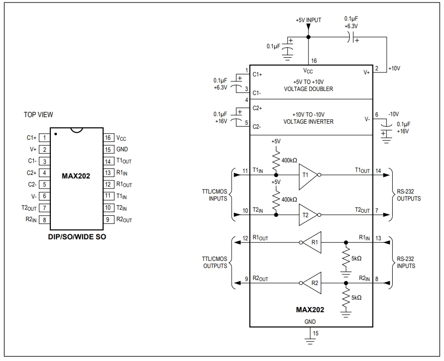 MAX202CSE TGA8